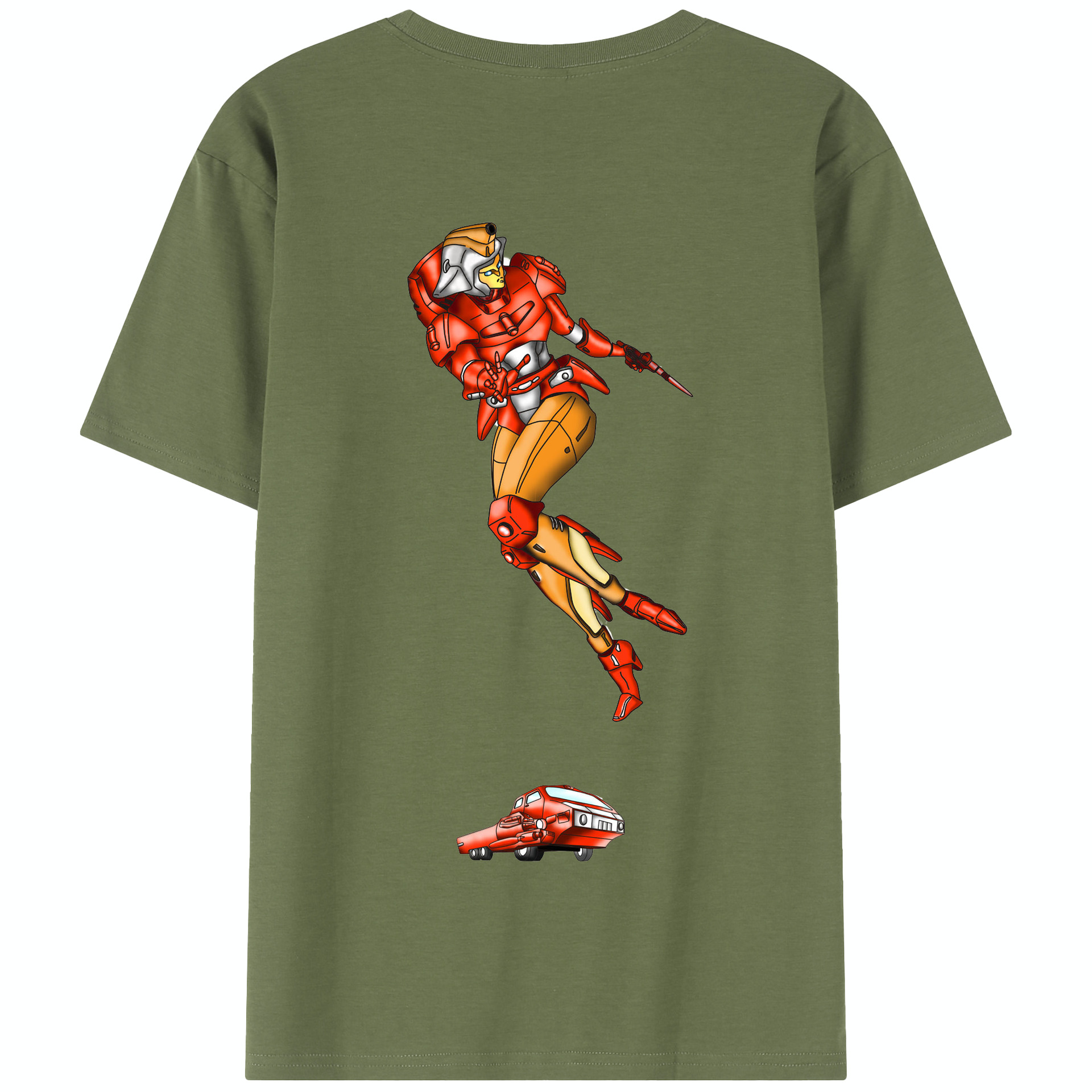 （画像用）  綿100％半袖Tシャツ（背面プリント）